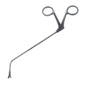 Kuhn Bolger Giraffe Biopsy Sinus Forceps, 3mm Spoon, 55 Degrees, Curved Shaft, Double Action Vertical Jaw, Working Length 4-3/4" (120mm) 
